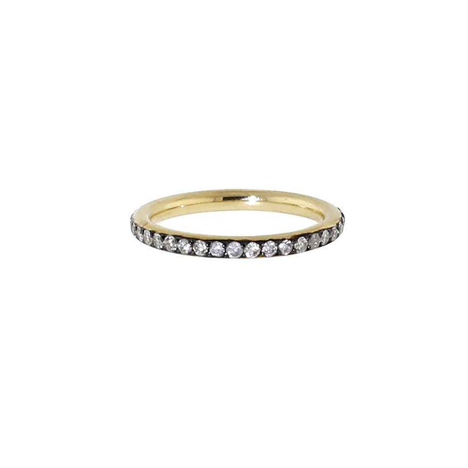 SYLVA & CIE-Grey Diamond Eternity Ring-YELLOW GOLD