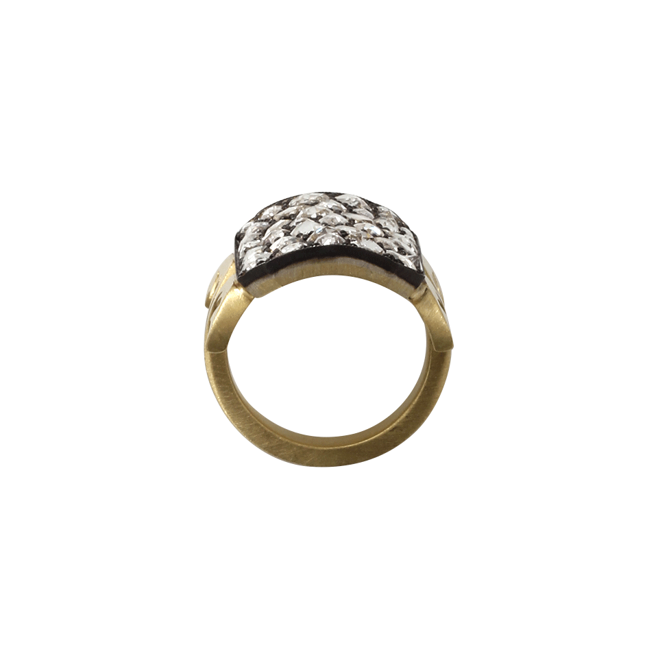 SYLVA & CIE-Diamond Ten Table Ring-YELLOW GOLD