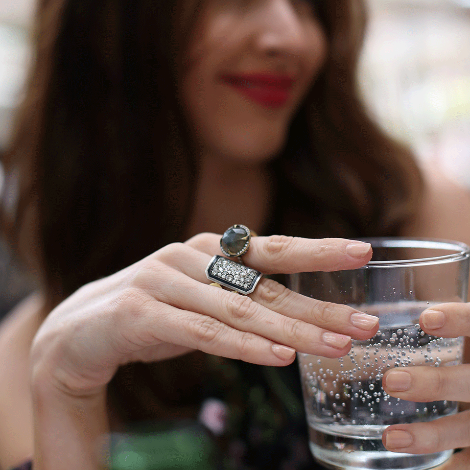 SYLVA & CIE-Labradorite Ring-YELLOW GOLD
