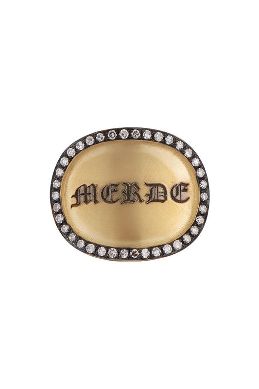 Diamond Merde Ring-YELLOW GOLD-6.75-JEWELRYFINE JEWELRING-SYLVA & CIE