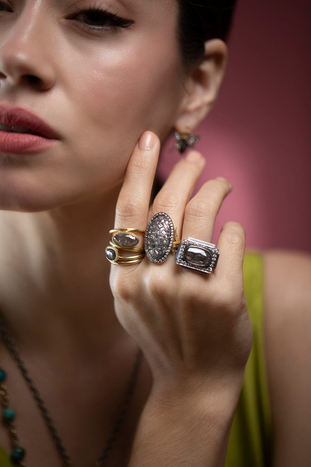 SYLVA & CIE-Moi and Toi Spiral Ring-YELLOW GOLD