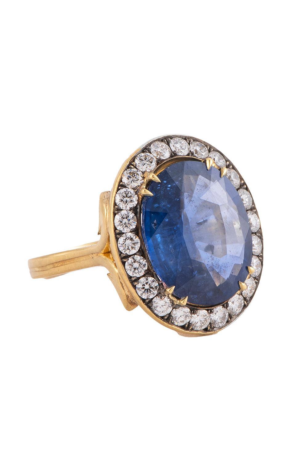 Ceylon Sapphire Diamond Ring-YELLOW GOLD-7-JEWELRYFINE JEWELRING-SYLVA & CIE
