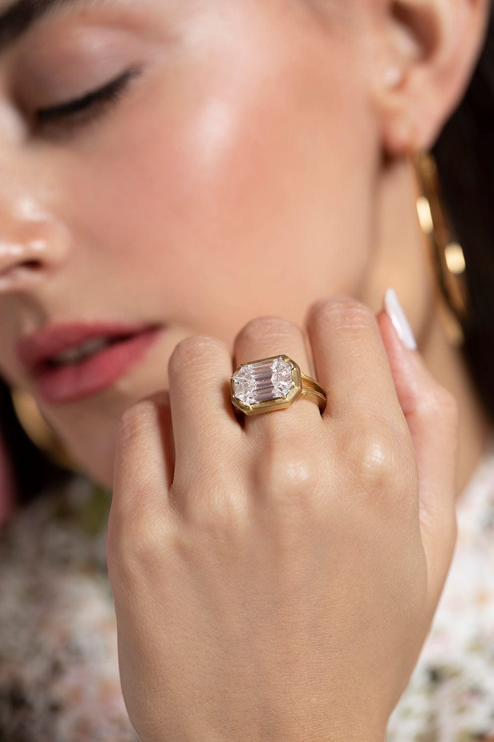 SYLVA & CIE-Mosaic Diamond Ring-YELLOW GOLD