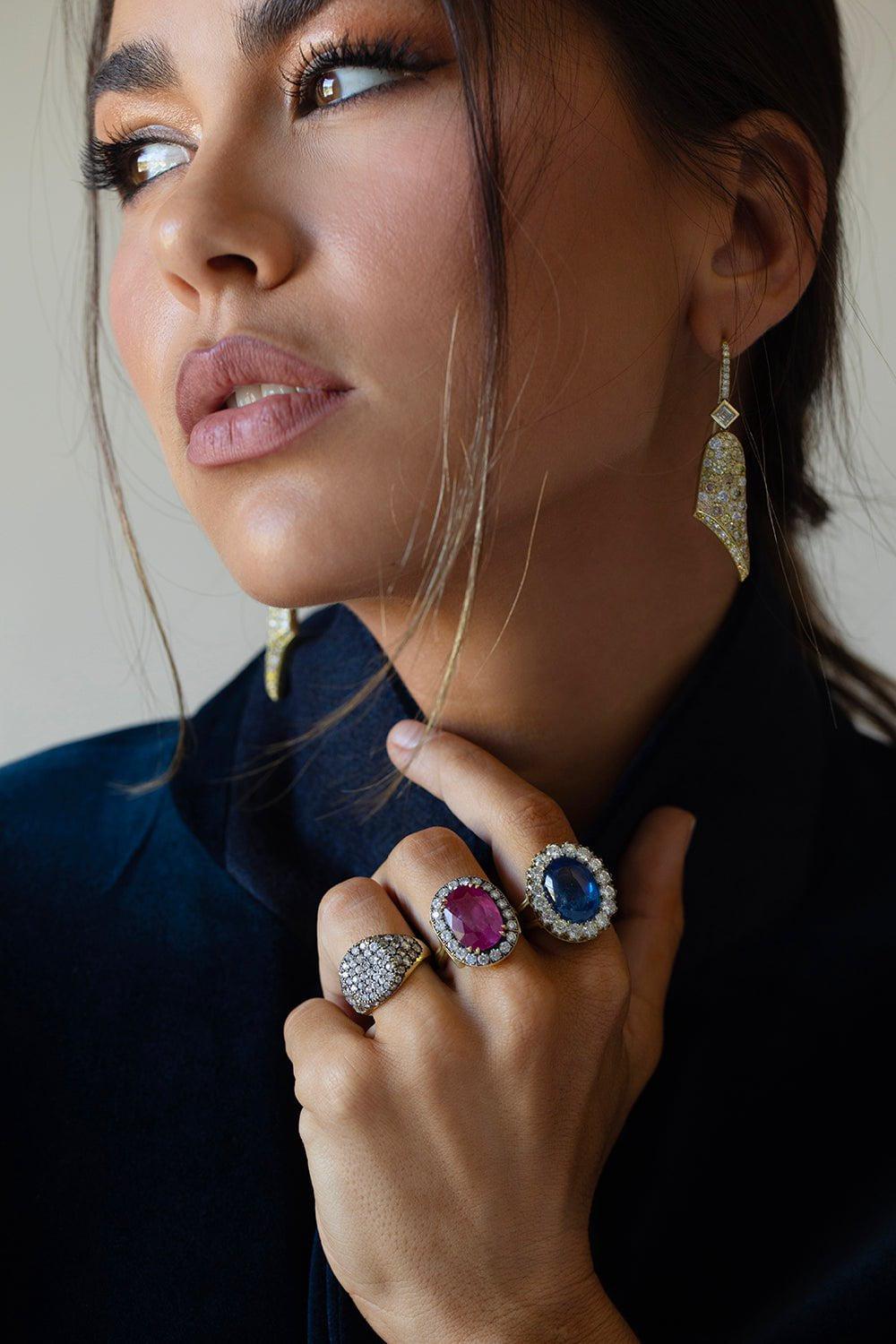 SYLVA & CIE-Natural Mozambique Ruby Ring-YELLOW GOLD