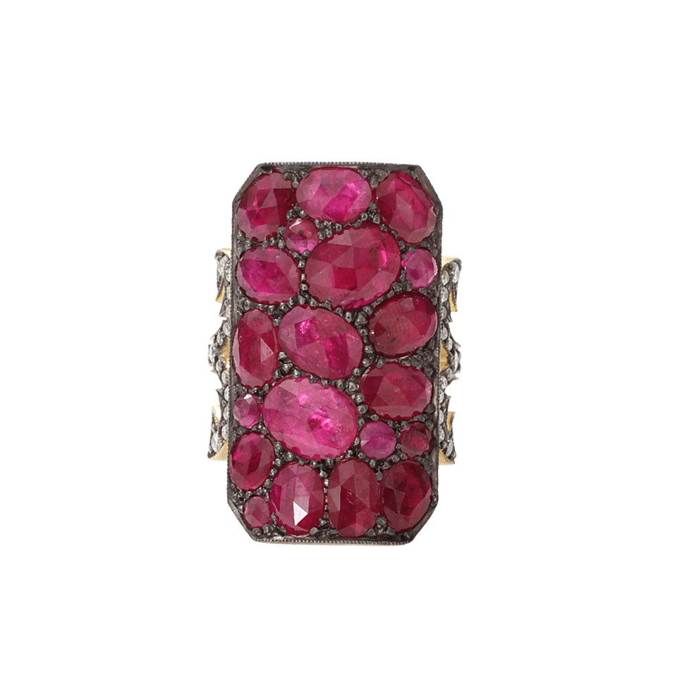Ruby Ten Table Ring | SYLVA & CIE – Marissa Collections