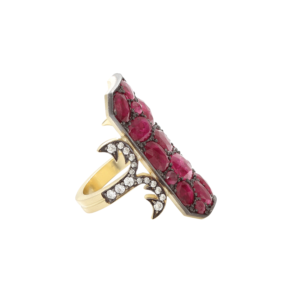 SYLVA & CIE-Ruby Ten Table Ring-YELLOW GOLD