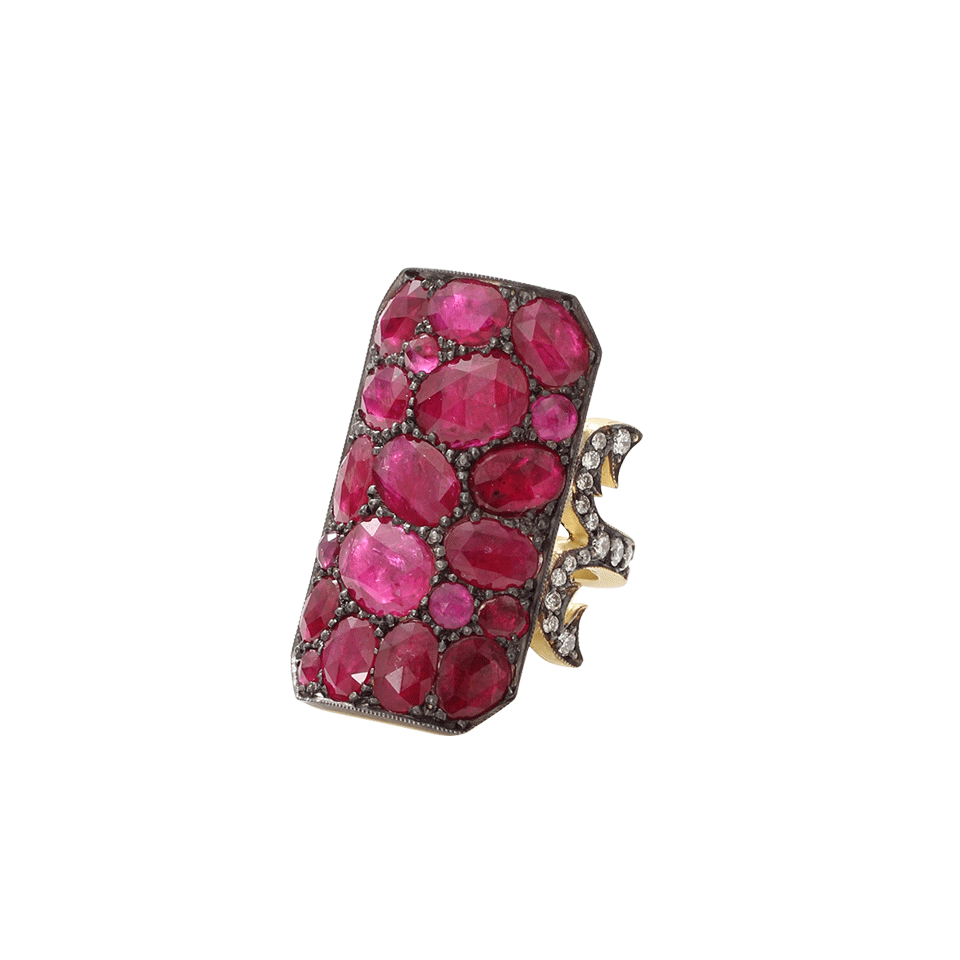 SYLVA & CIE-Ruby Ten Table Ring-YELLOW GOLD