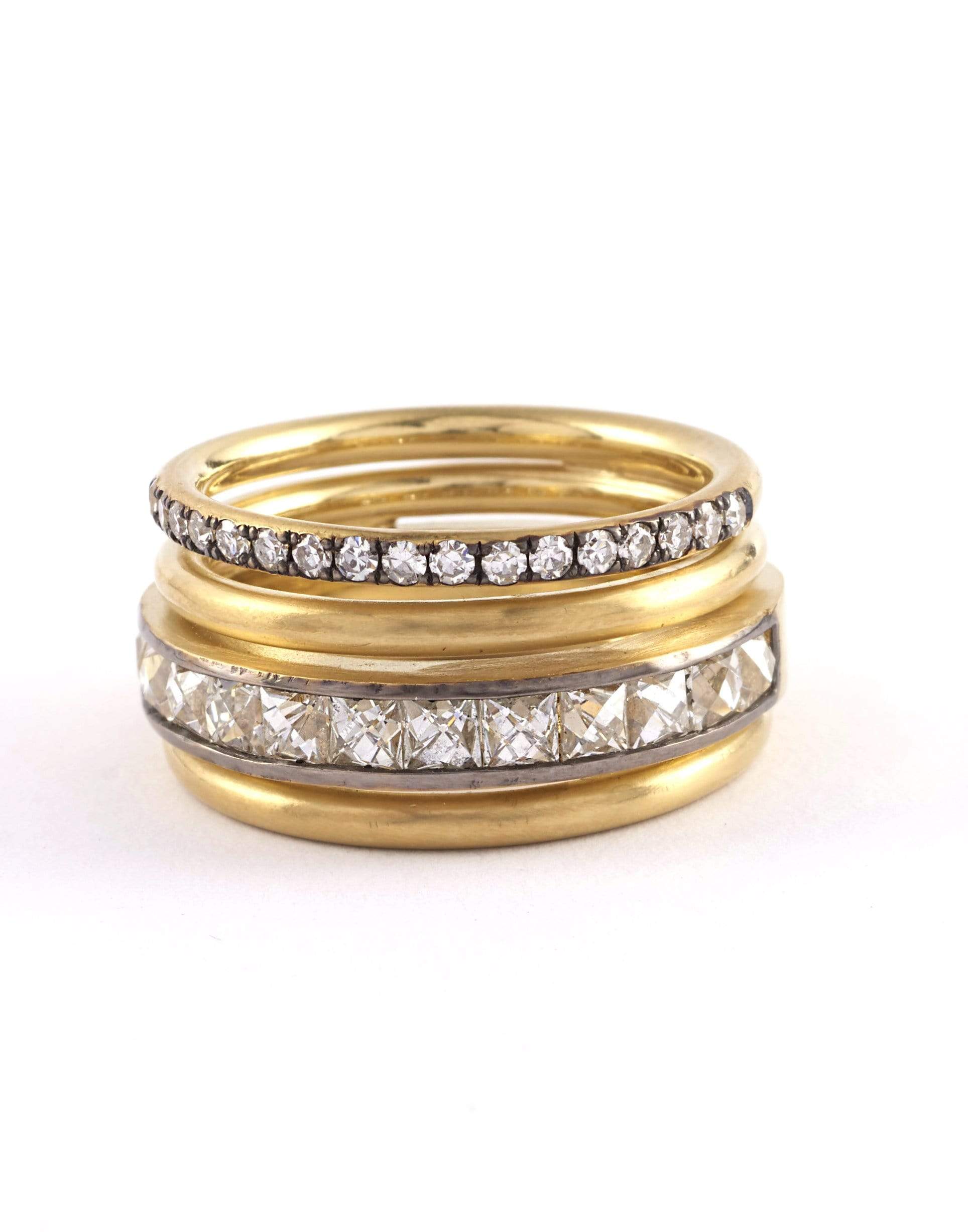 SYLVA & CIE-Spiral French Cut Ring-YELLOW GOLD