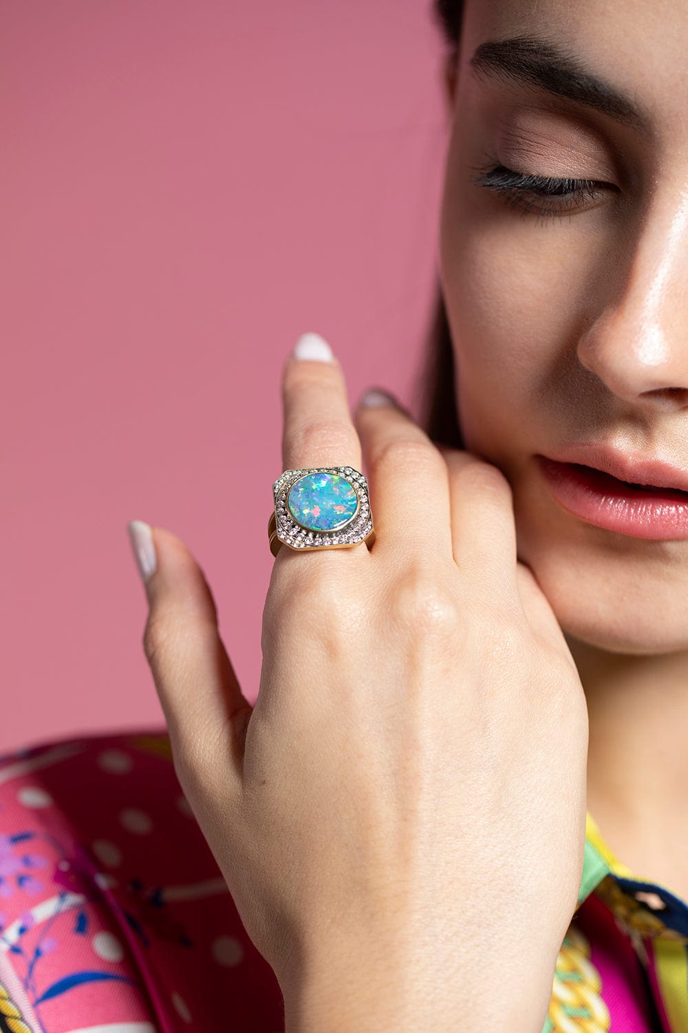 SYLVA & CIE-Opal Ring-YELLOW GOLD