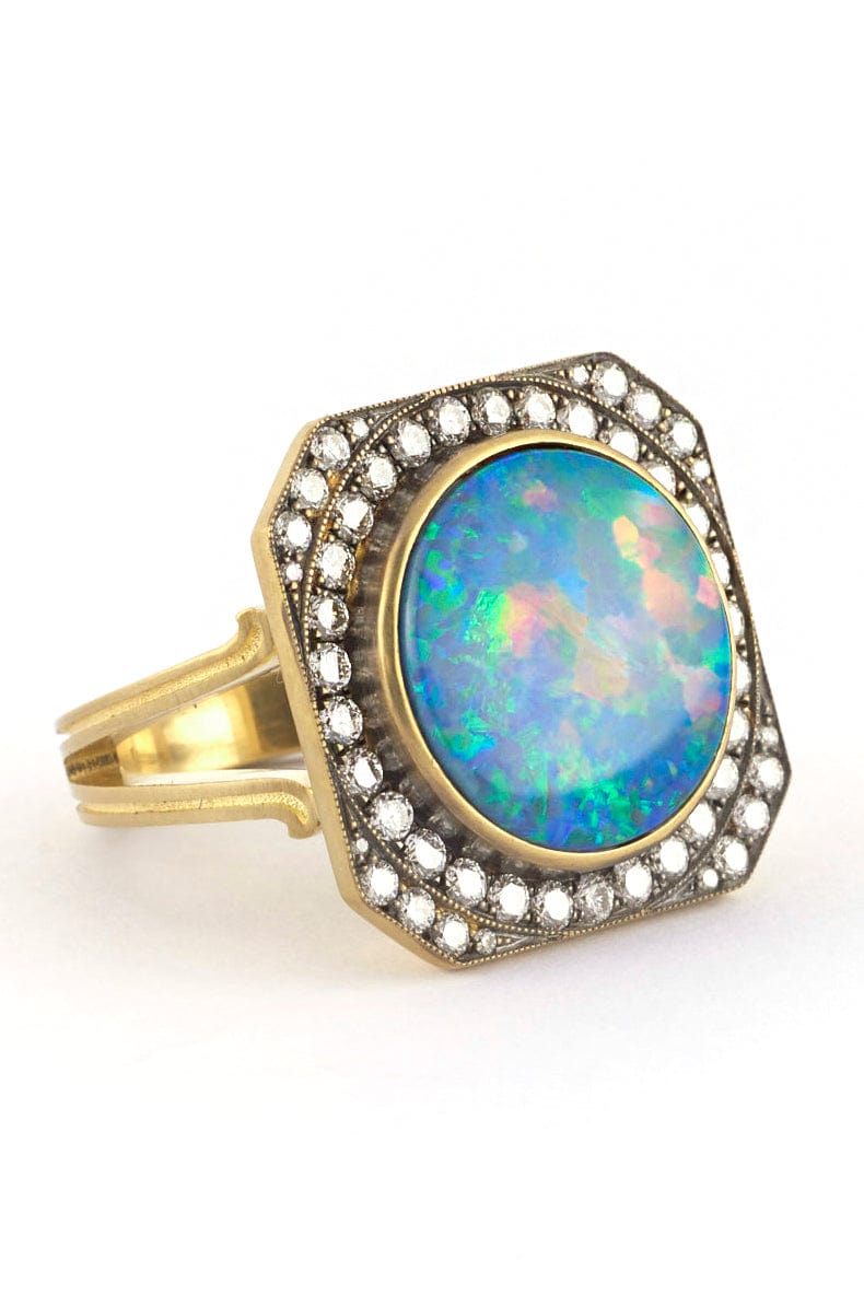 SYLVA & CIE-Opal Ring-YELLOW GOLD
