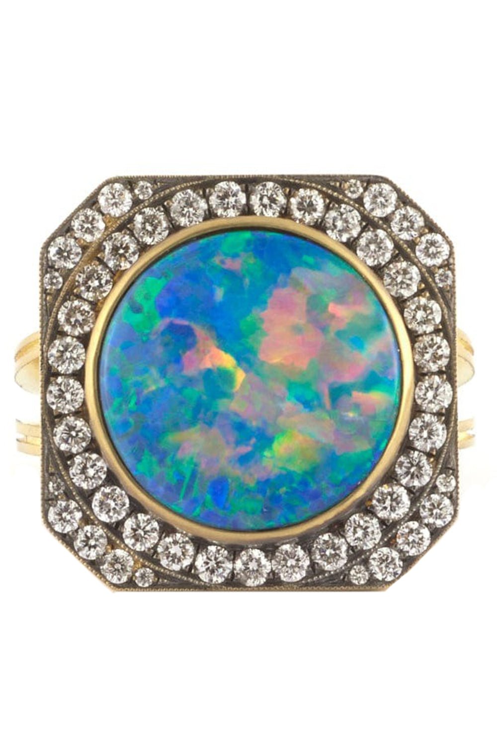 SYLVA & CIE-Opal Ring-YELLOW GOLD