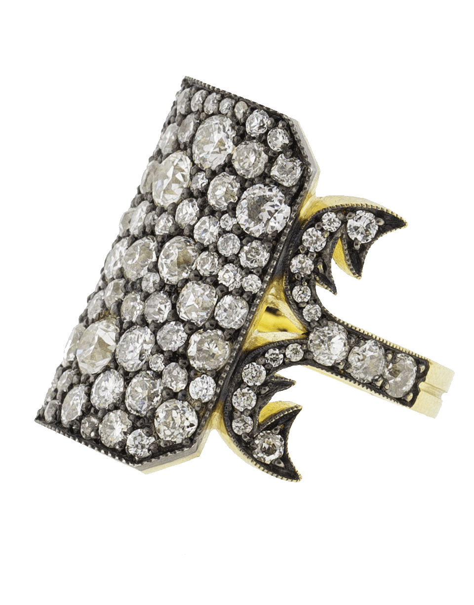 SYLVA & CIE-Diamond Ten Table Ring-YELLOW GOLD