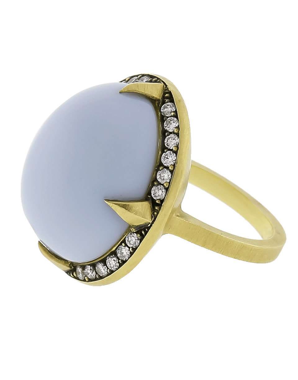 SYLVA & CIE-Brazilian Blue Opal Ring-YELLOW GOLD