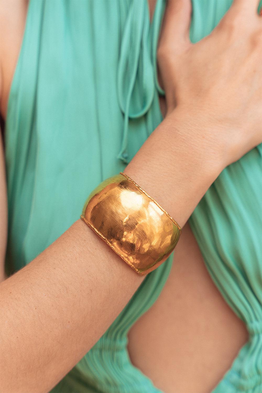 SYLVIA TOLEDANO-Dune Cuff Bracelet-GOLD