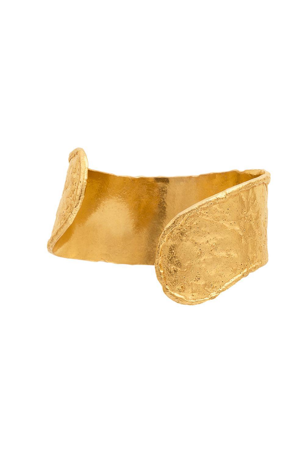 SYLVIA TOLEDANO-Flow S Cuff Bracelet-GOLD