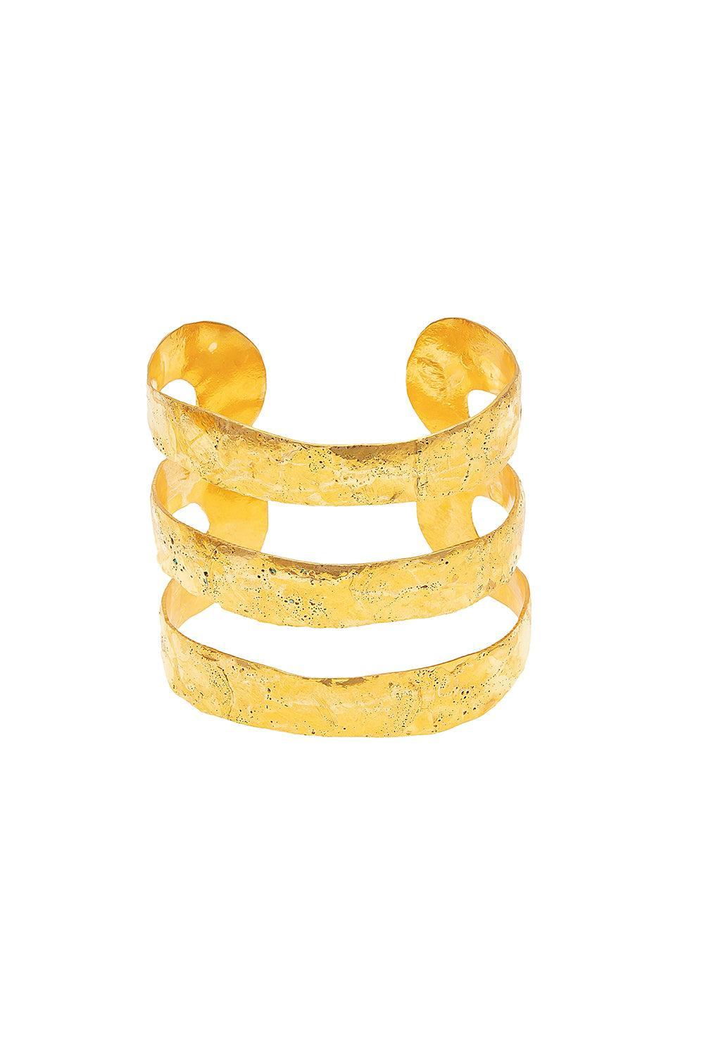Bianca Flow Cuff Bracelet-YELLOW-JEWELRYBOUTIQUEBRACELET O-SYLVIA TOLEDANO