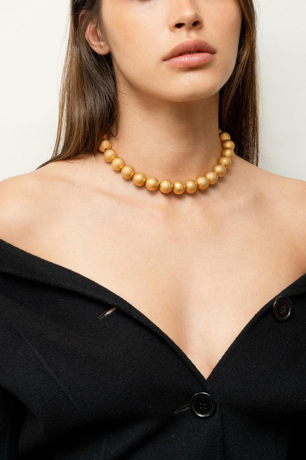 Bubble Pendant Necklace-YELLOW-JEWELRYBOUTIQUENECKLACE O-SYLVIA TOLEDANO