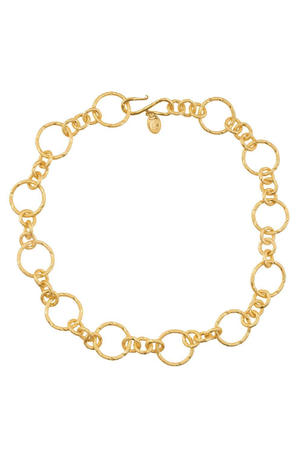 Saturn Necklace-YELLOW-JEWELRYBOUTIQUENECKLACE O-SYLVIA TOLEDANO