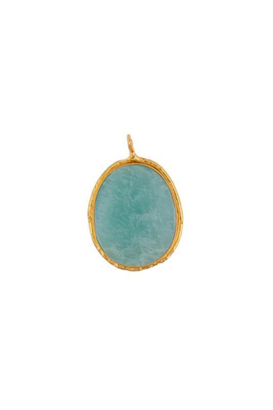 Amazonite Pendant-GREEN-JEWELRYBOUTIQUEPENDANT-SYLVIA TOLEDANO