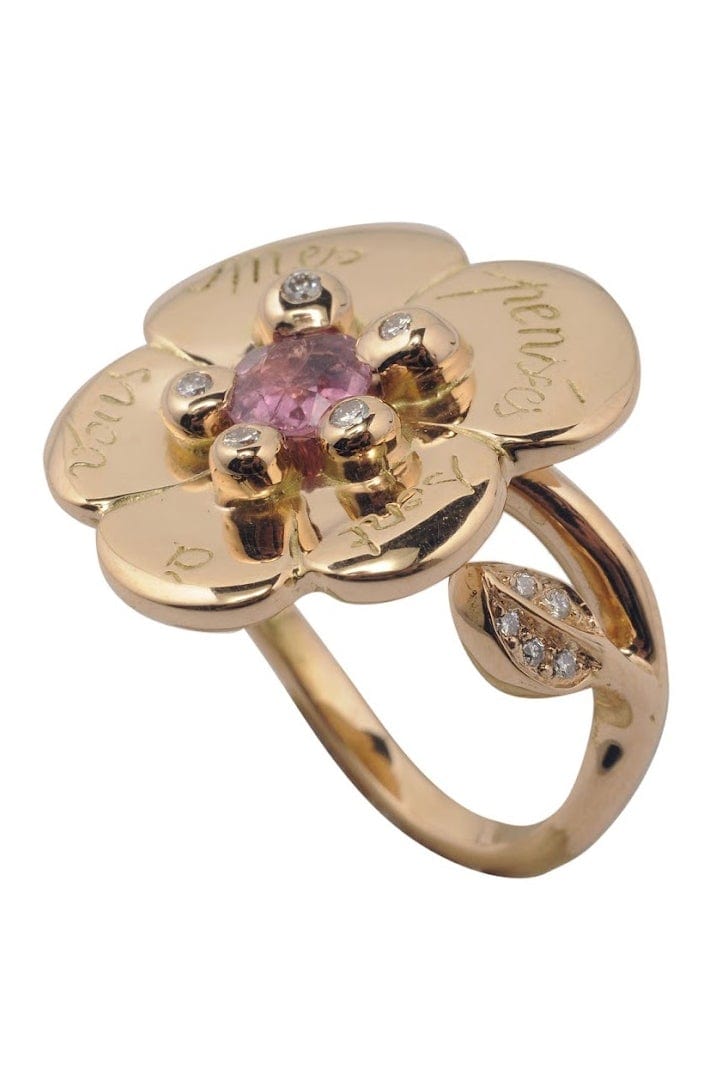 SYLVIE CORBELIN-Pansy Ring-ROSE GOLD