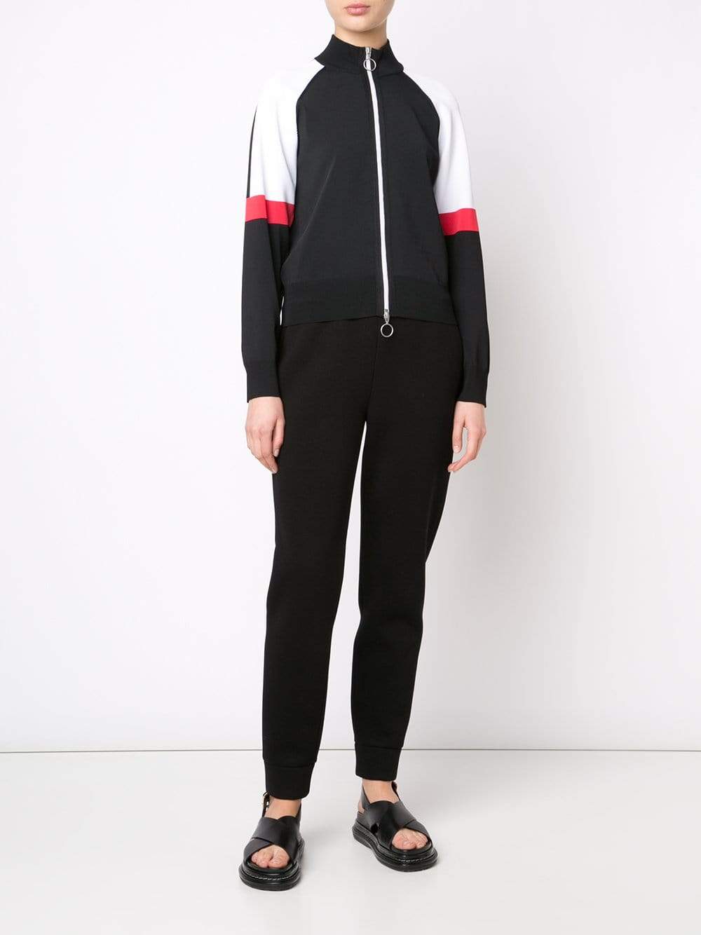 T BY ALEXANDER WANG-Color Block Track Jacket-