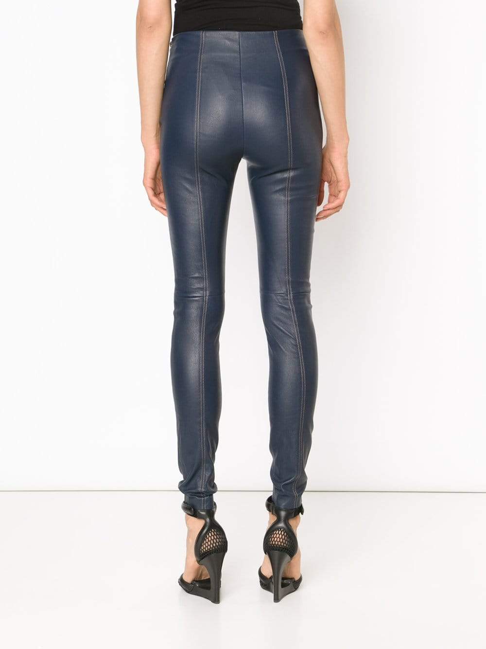 T BY ALEXANDER WANG-Stretch Leather Legging-
