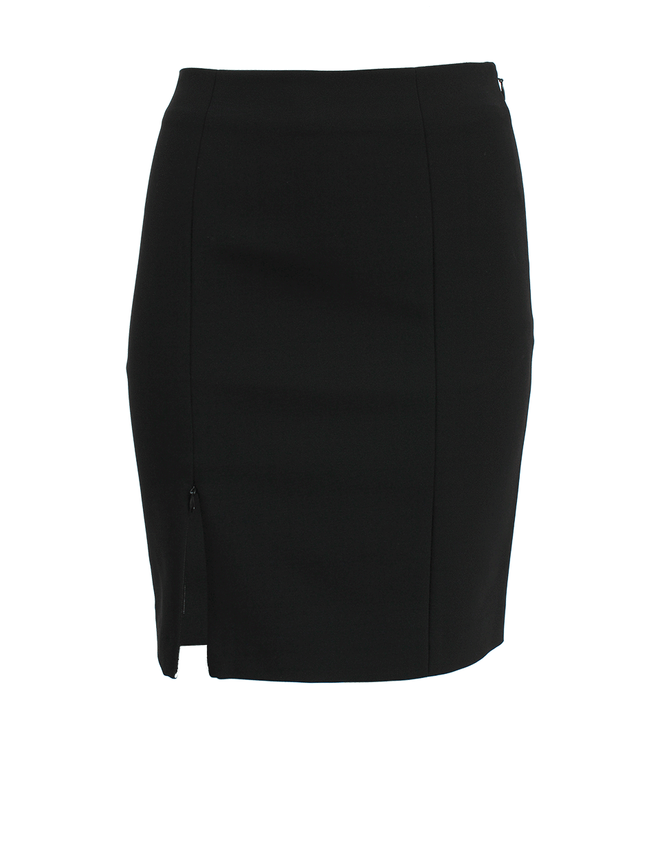 T BY ALEXANDER WANG-Front Slit Side Zip Pencil Skirt-