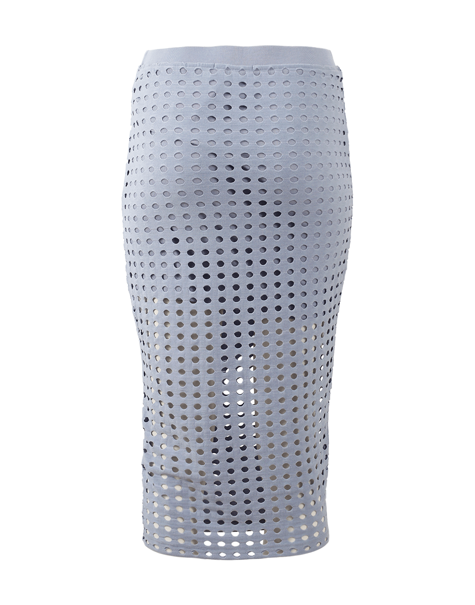 T BY ALEXANDER WANG-Circular Hole Jacquard Skirt-
