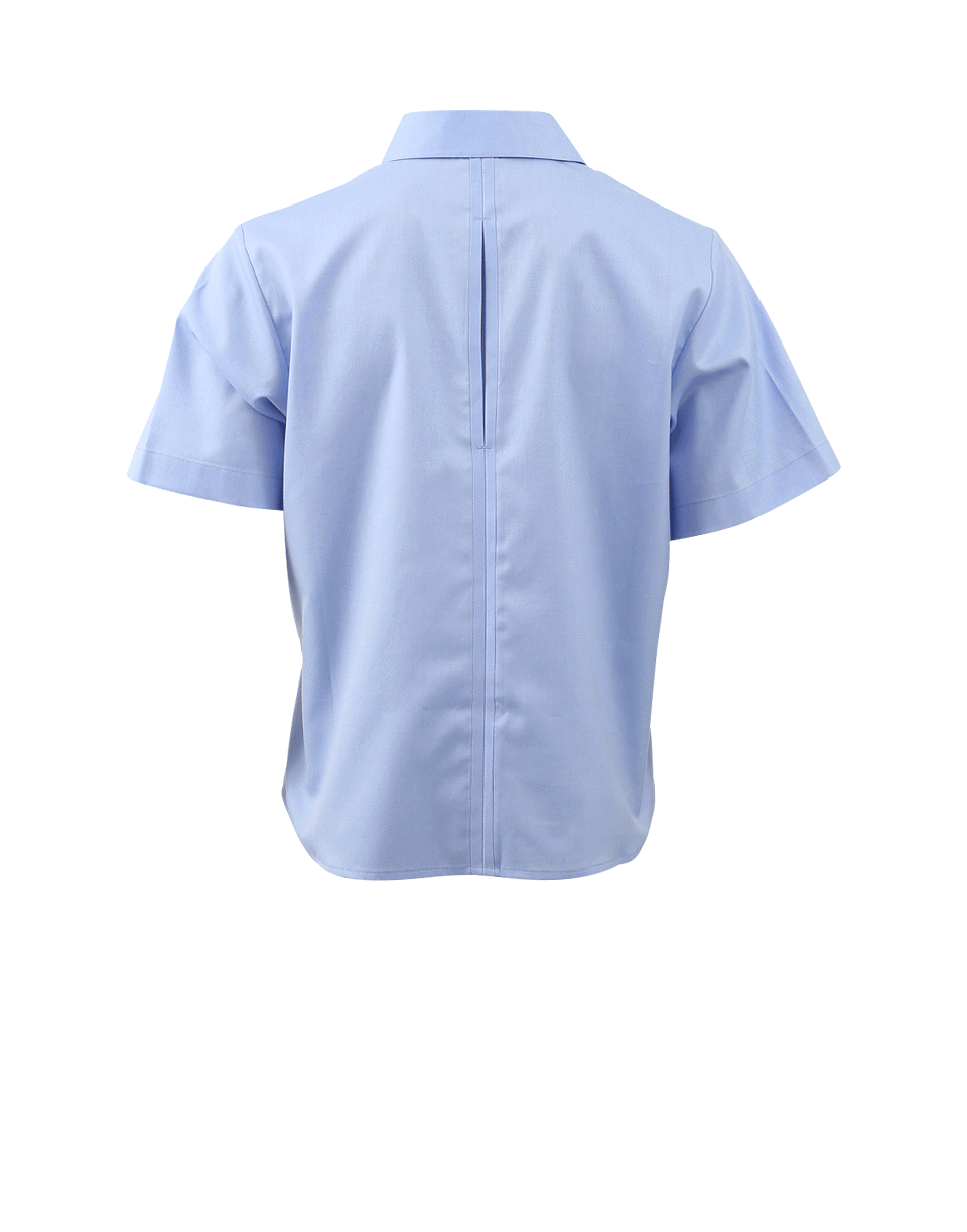 T BY ALEXANDER WANG-Boxy Cropped Blouse-