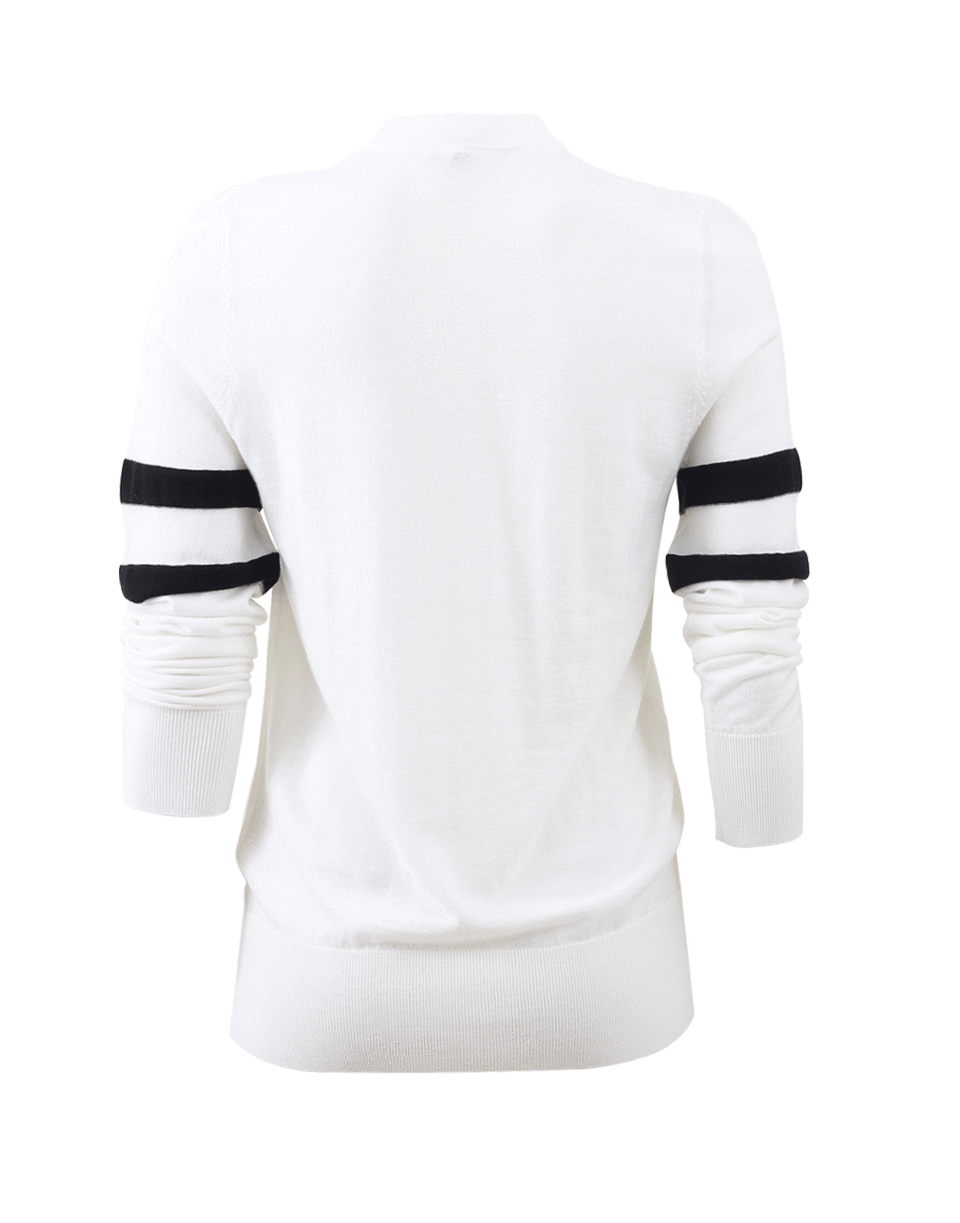 T BY ALEXANDER WANG-Striped Arm Pullover-