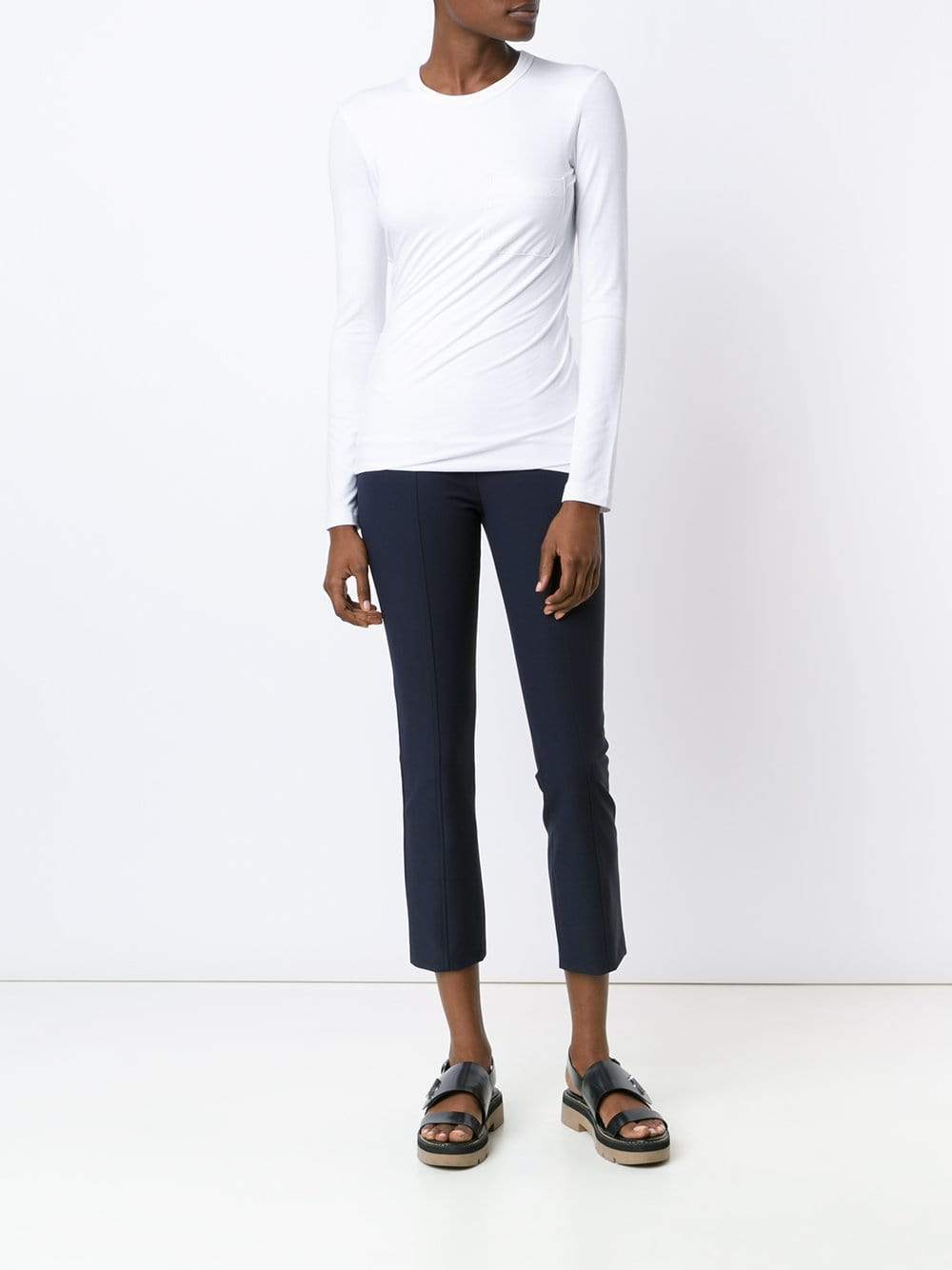 T BY ALEXANDER WANG-Side Tuck T-Shirt-
