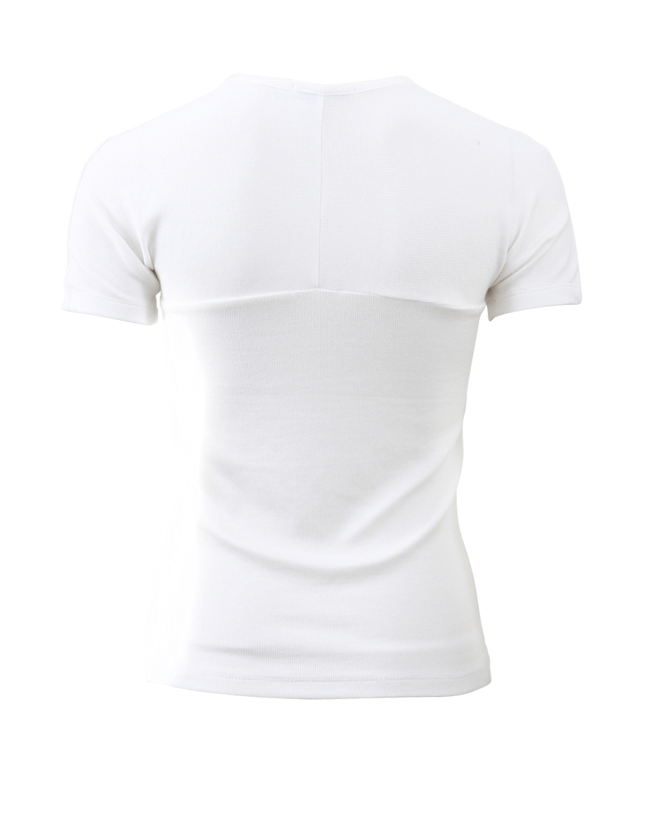 T BY ALEXANDER WANG-Modal Rib Seamed Tee-