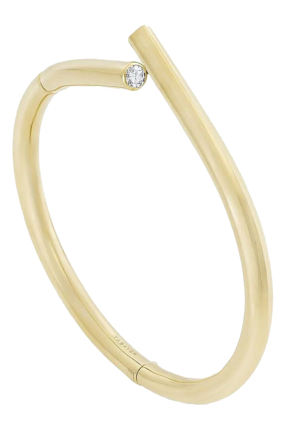 TABAYER-Yellow Gold Diamond Oera Bracelet - 15.5-YELLOW GOLD