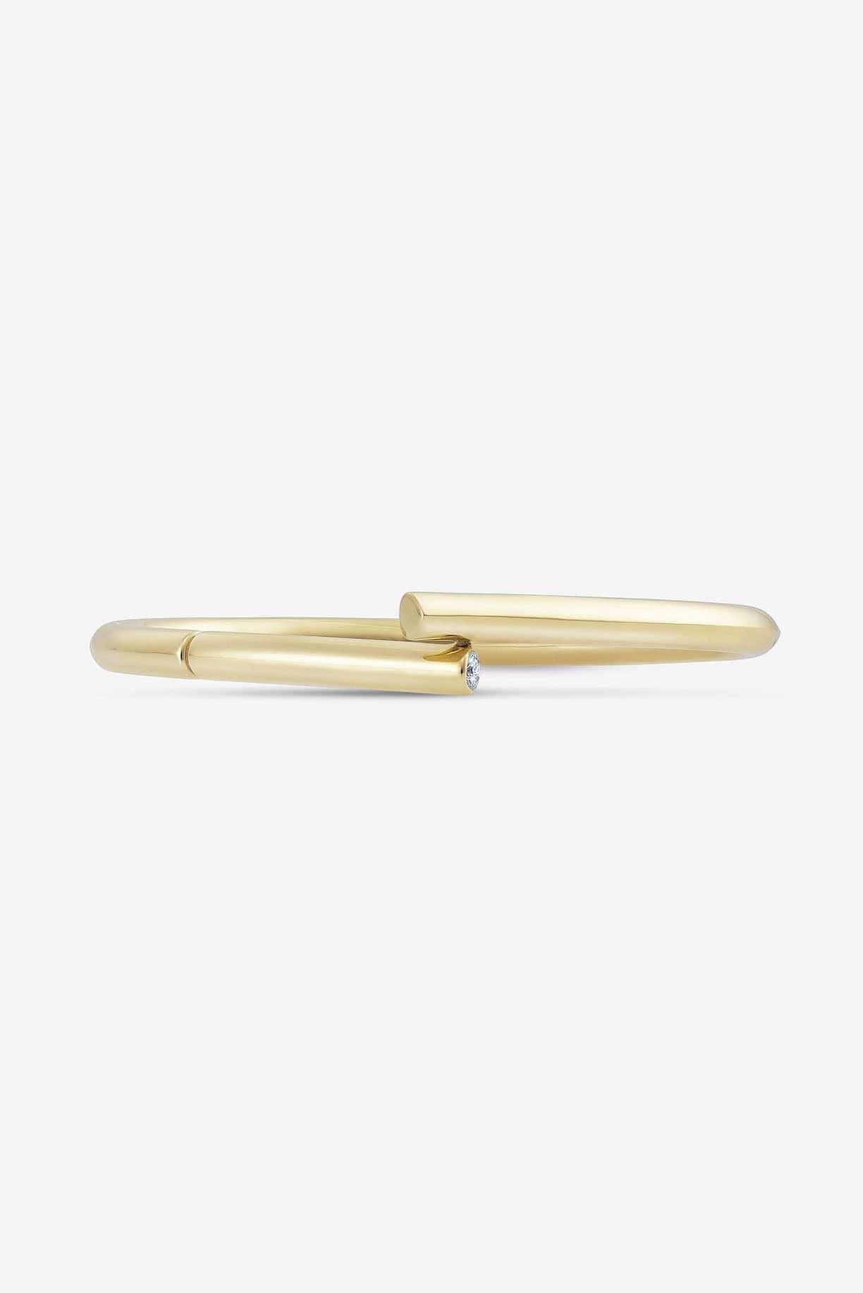 TABAYER-Yellow Gold Diamond Oera Bracelet - 17-YELLOW GOLD