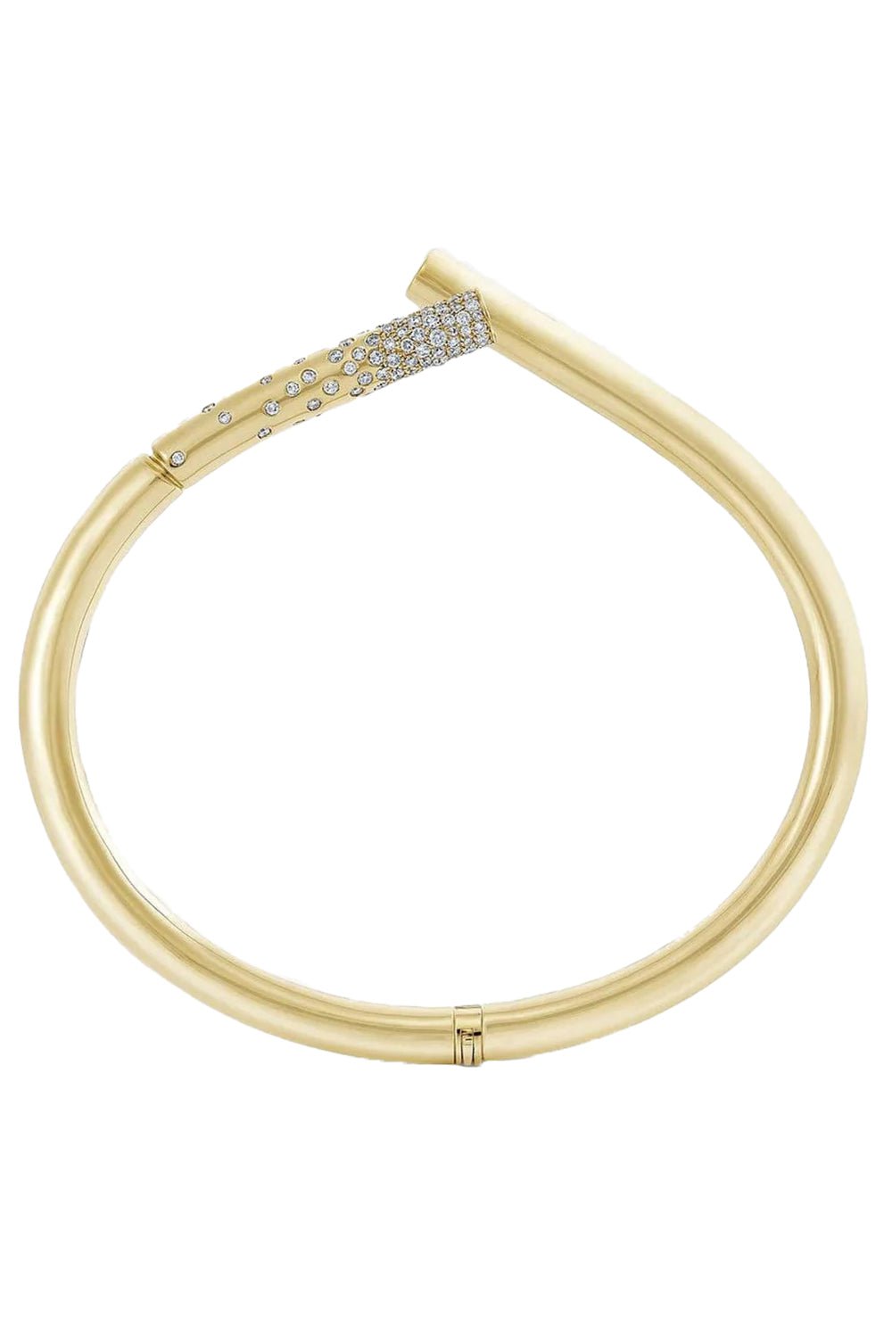 TABAYER-Yellow Gold Pave Diamond Oera Bracelet - 15.5-YELLOW GOLD