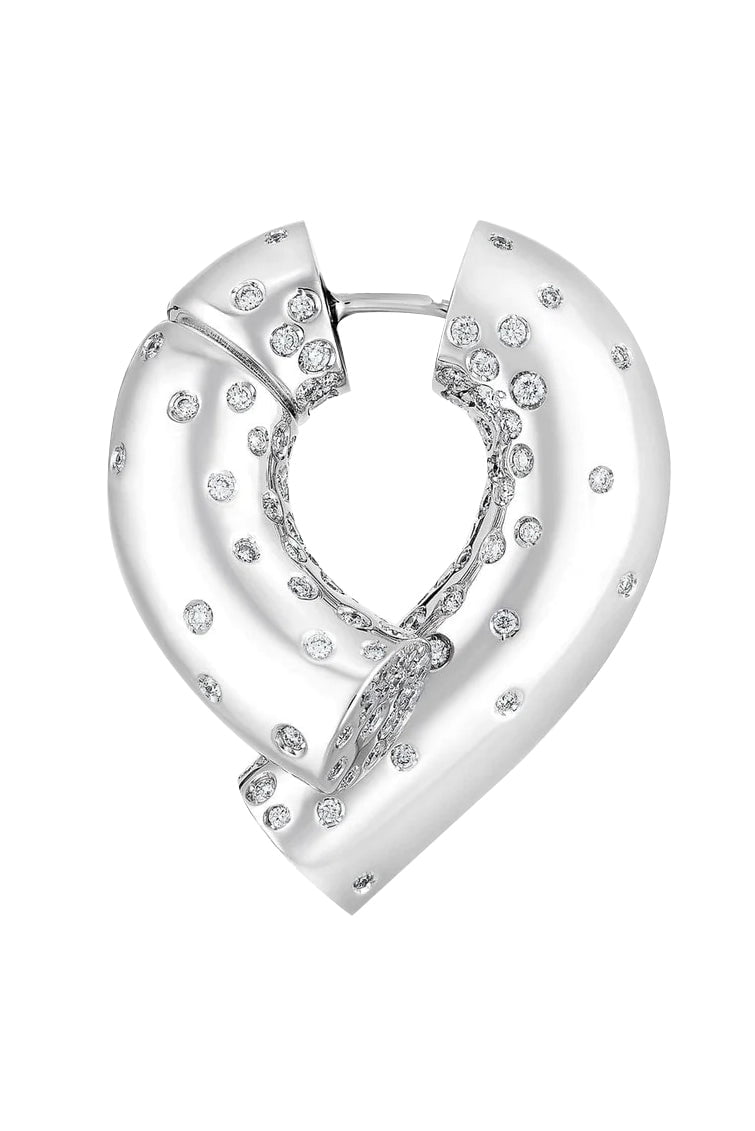 TABAYER-White Gold Large Pave Diamond Oera Hoop Earrings-WHITE GOLD