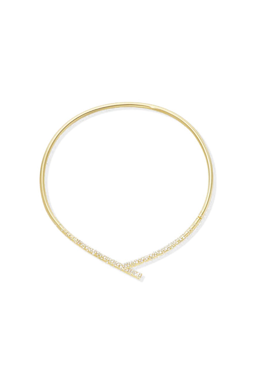 TABAYER-Oera Diamond Choker Necklace-YELLOW GOLD