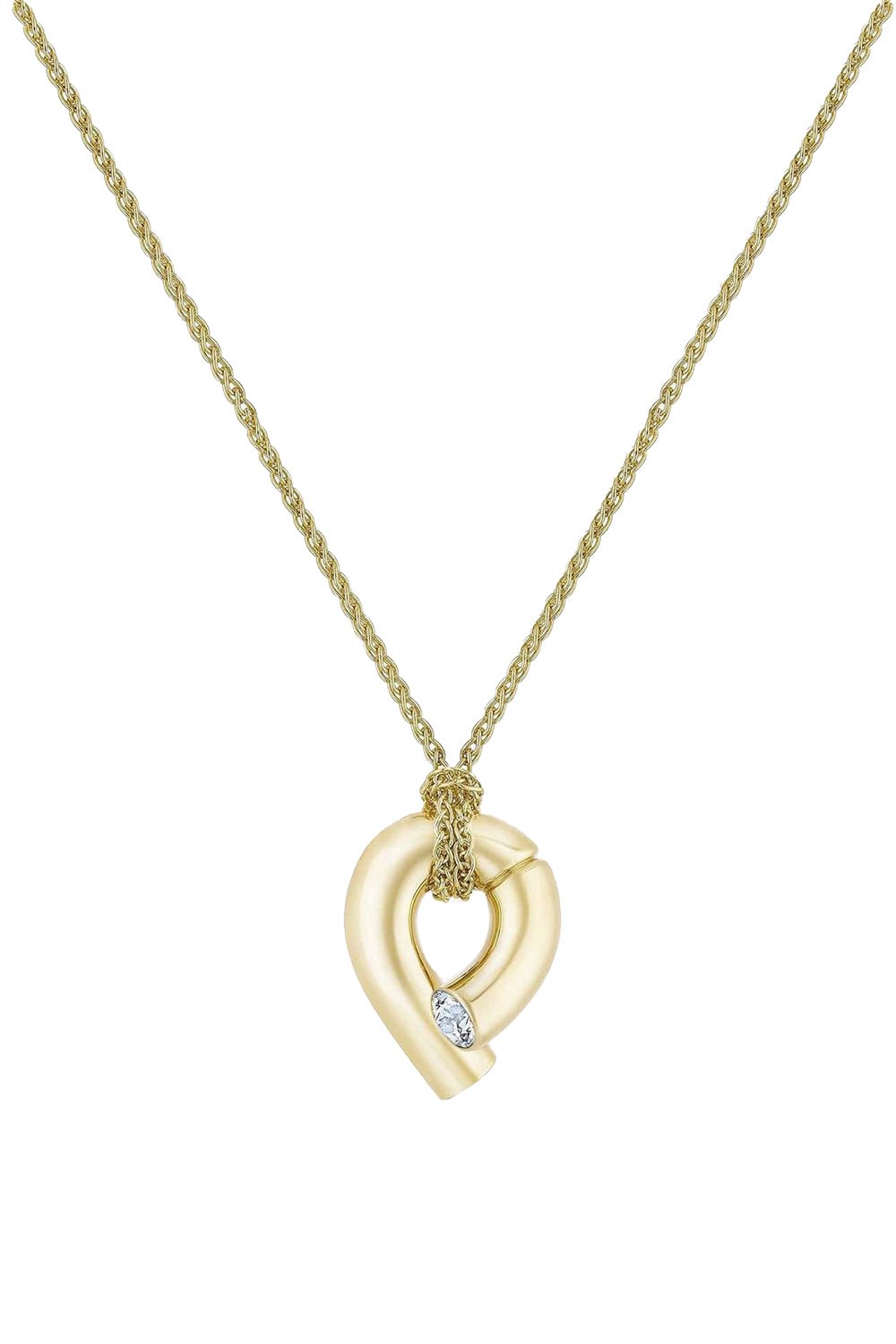 TABAYER-Yellow Gold Diamond Oera Pendant Necklace-YELLOW GOLD
