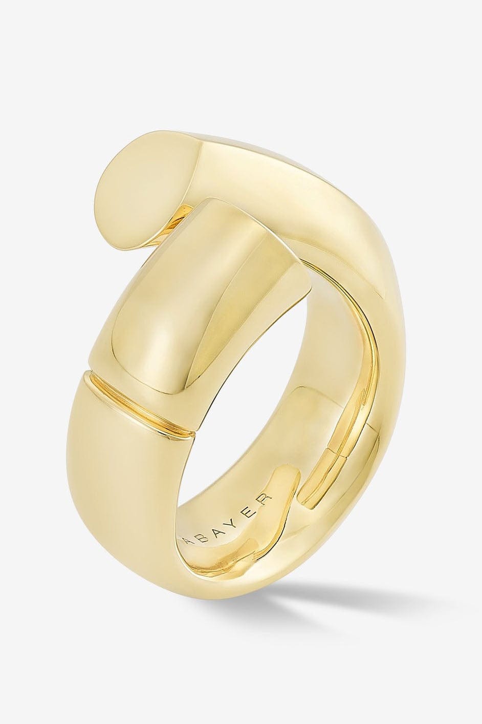 TABAYER-Yellow Gold Large Oera Ring-YELLOW GOLD