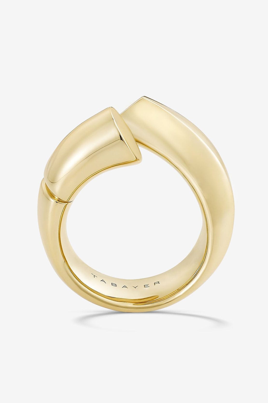 TABAYER-Yellow Gold Large Oera Ring-YELLOW GOLD