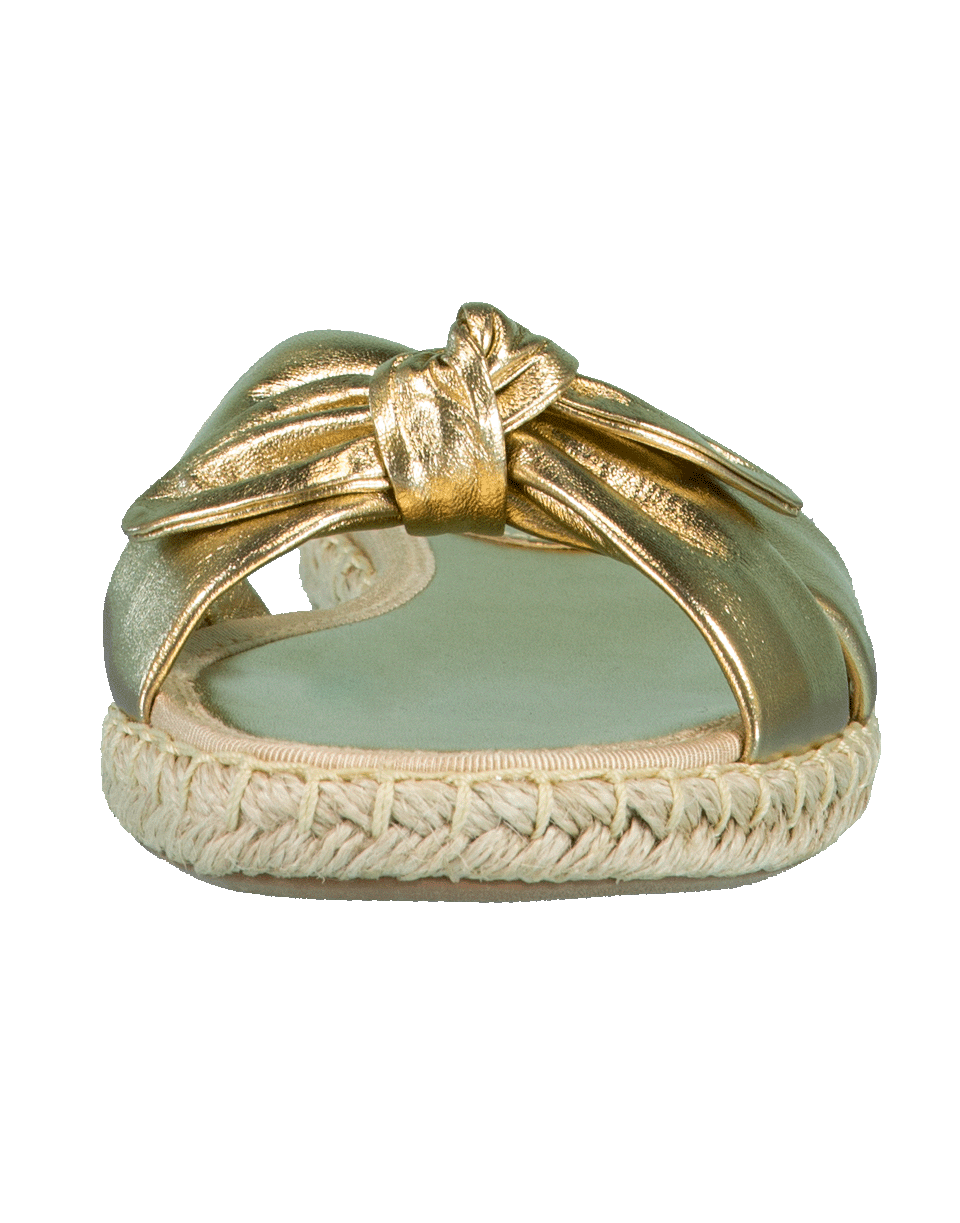 TABITHA SIMMONS-Heli Metallic Napa Bow Espadrille-