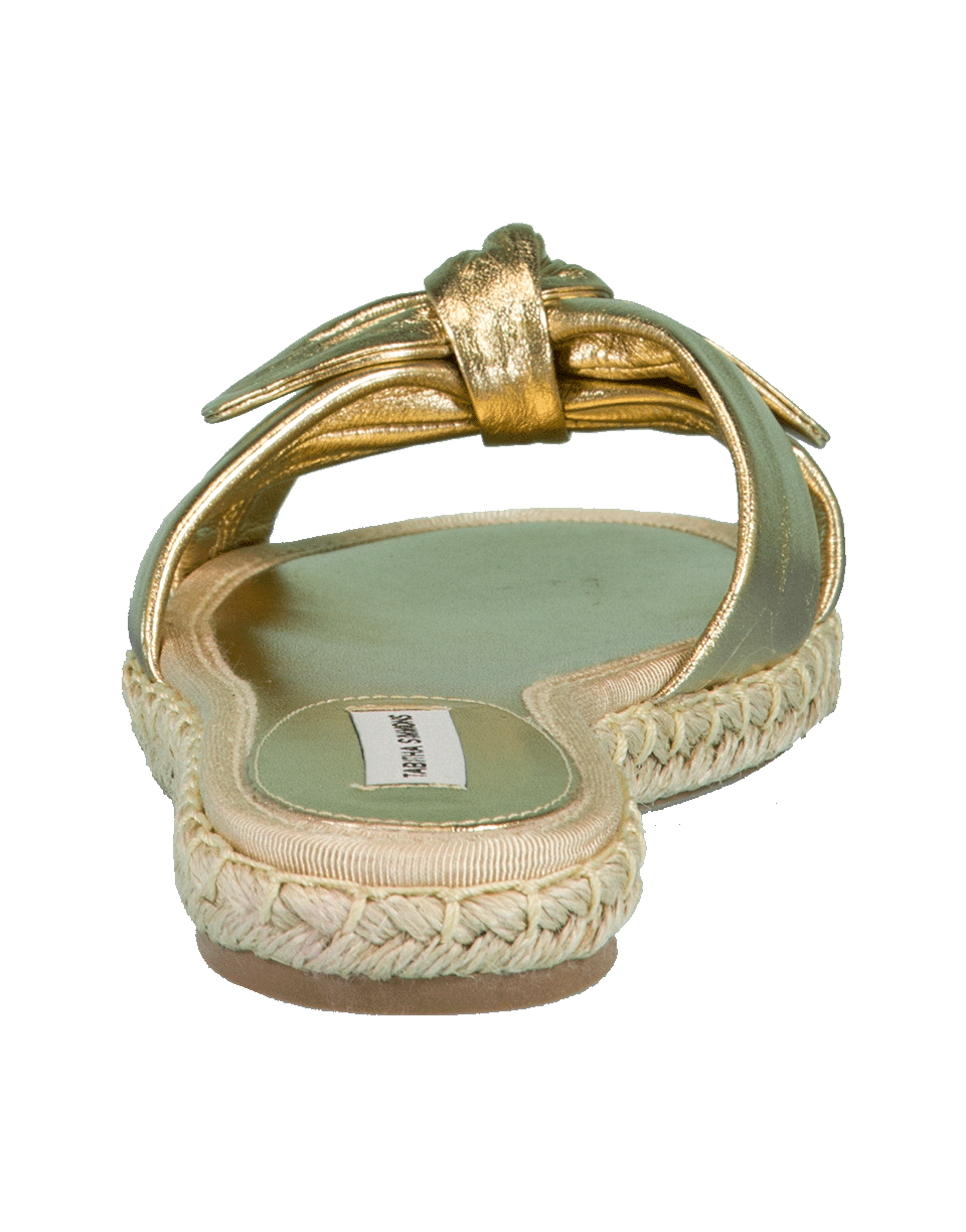 TABITHA SIMMONS-Heli Metallic Napa Bow Espadrille-