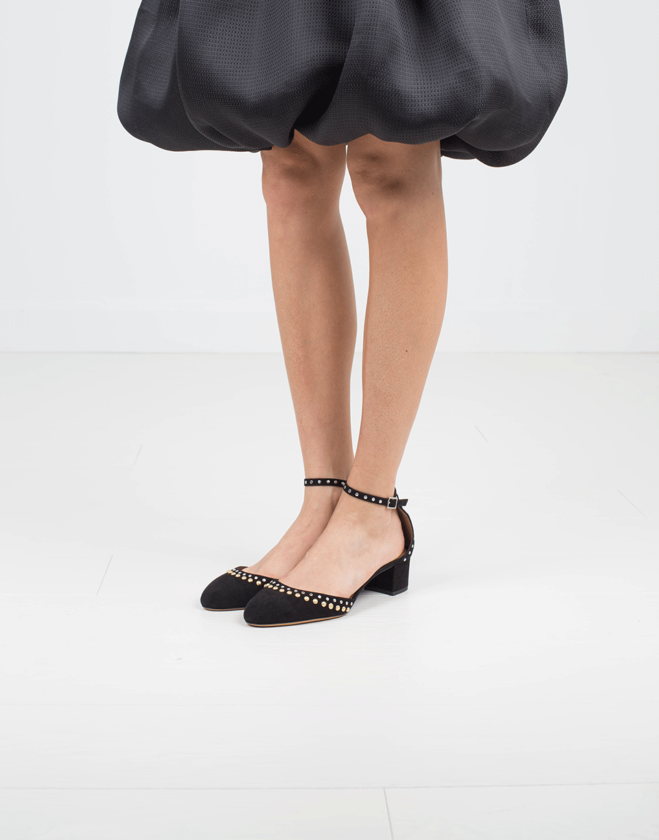 TABITHA SIMMONS-Kidsuede Ankle Strap Pump-