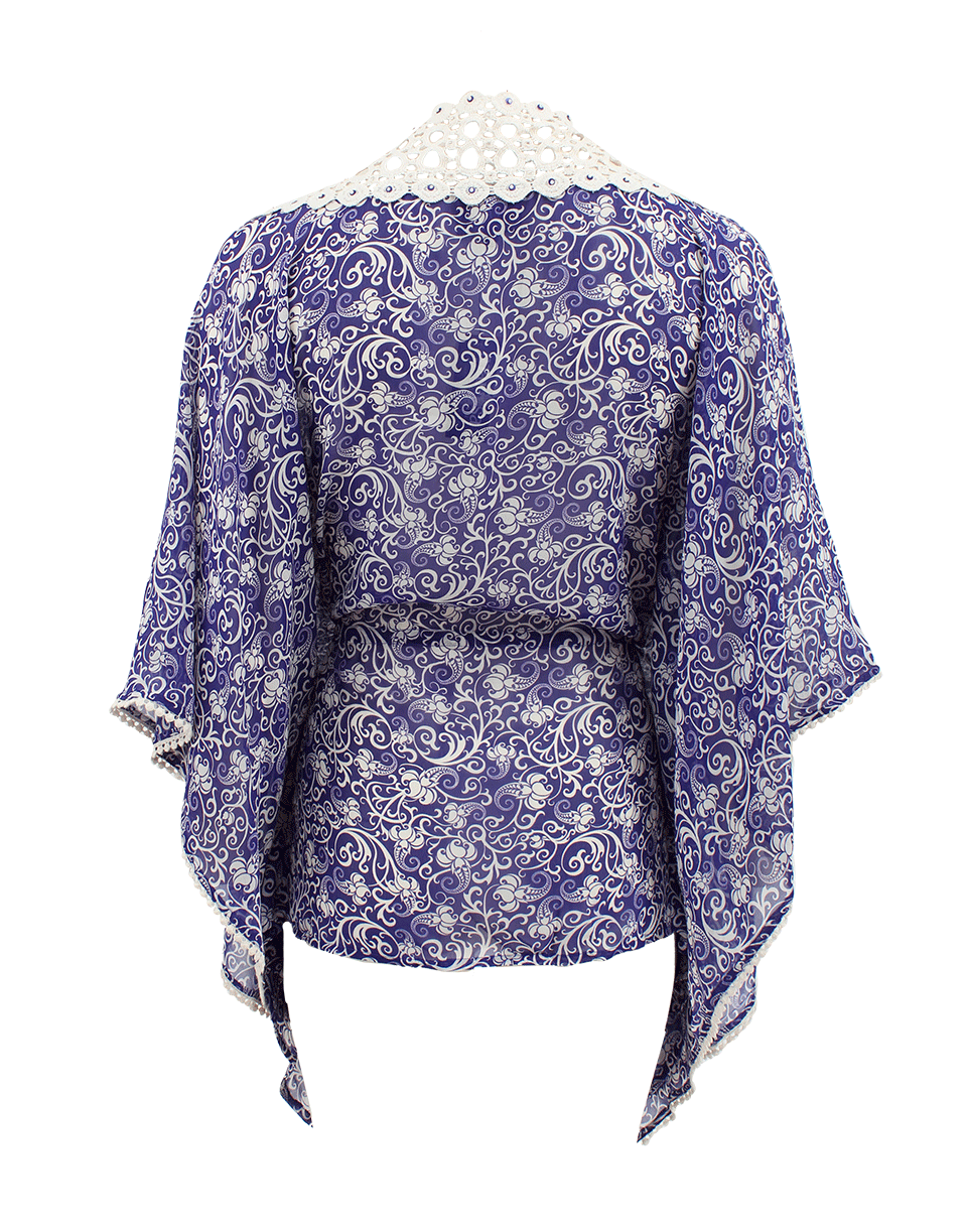 TAJ-Printed Belted Beach Wrap-