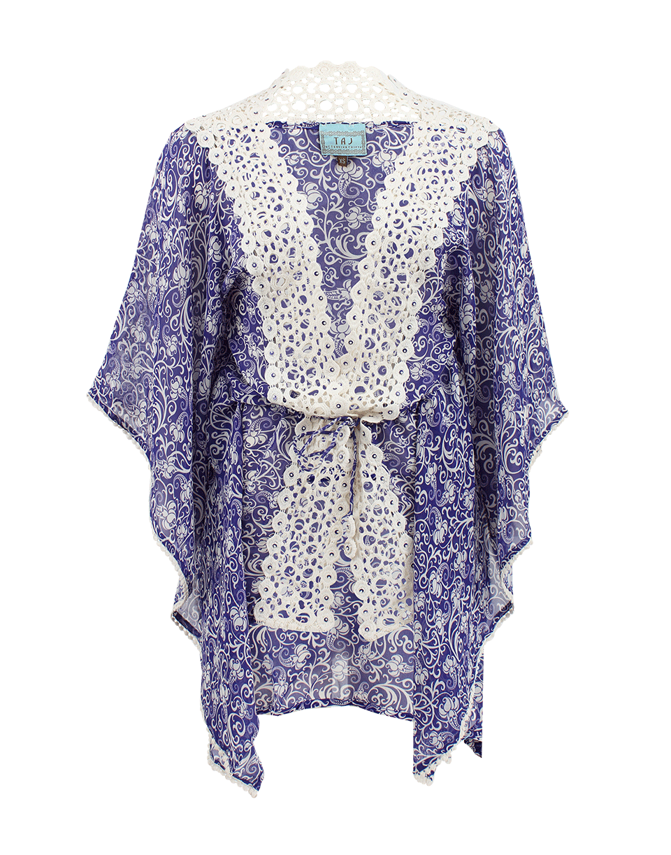 TAJ-Printed Belted Beach Wrap-