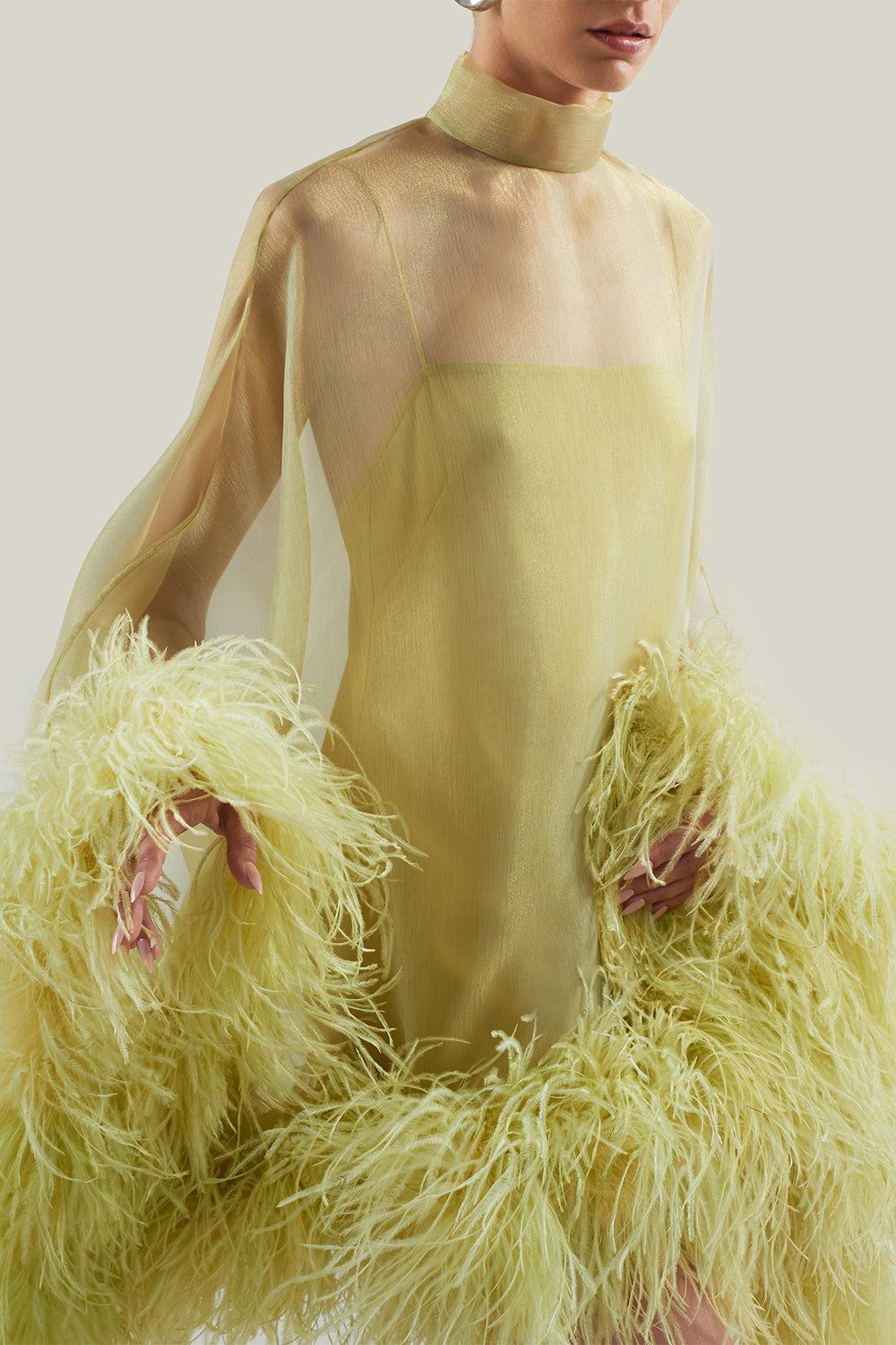 Daisy Kaftan-GOLD-40-CLOTHINGDRESSCOCKTAIL-TALLER MARMO