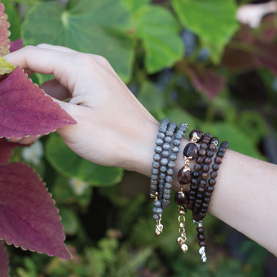 TAMARA COMOLLI-India Greywood Diamond Wrap Bracelet-ROSE GOLD