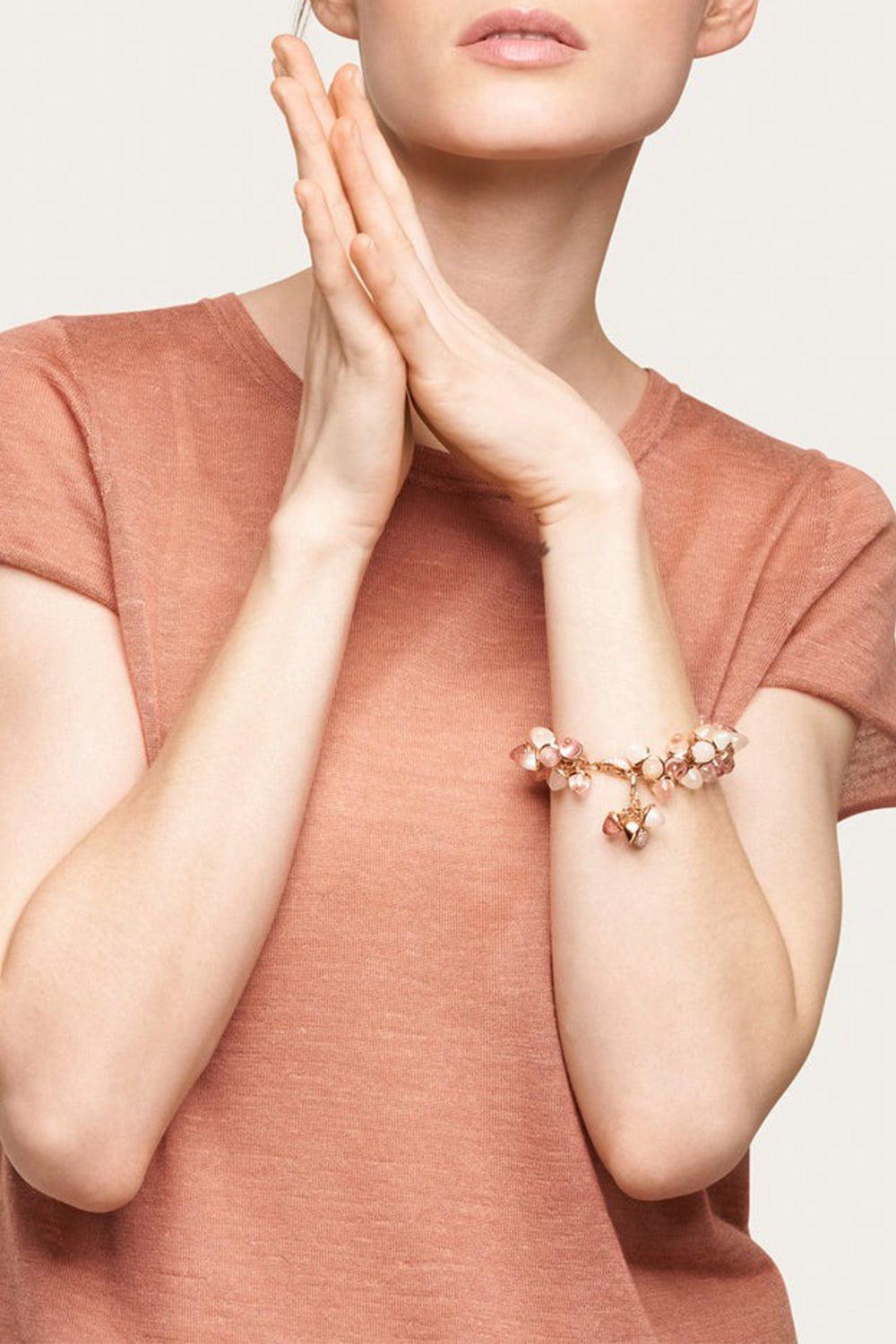 TAMARA COMOLLI-Mikado Flamenco Bracelet Blush-ROSE GOLD