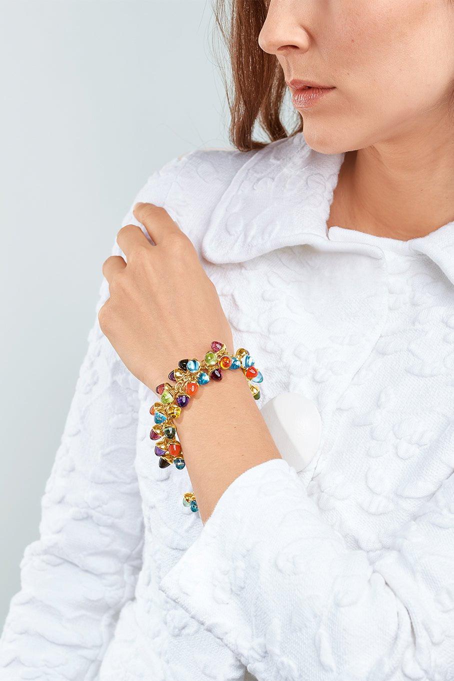 TAMARA COMOLLI-Mikado Flamenco Candy Bracelet-ROSE GOLD