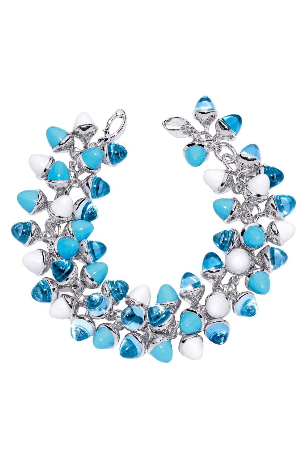 TAMARA COMOLLI-MIKADO Flamenco Bracelet Breeze-WHITE GOLD